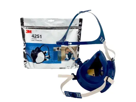 3M 4251 halfgelaatsmasker A1P2 dubbele filter